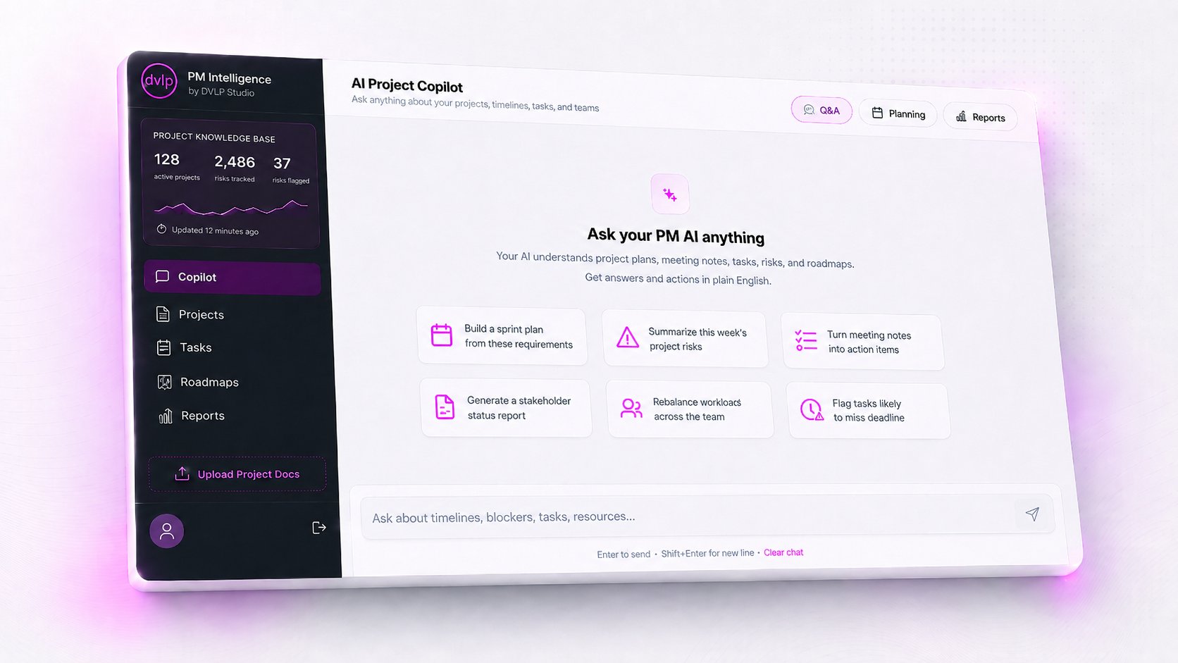 PM Intelligence dashboard